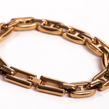 H Link Bracelet - Gold