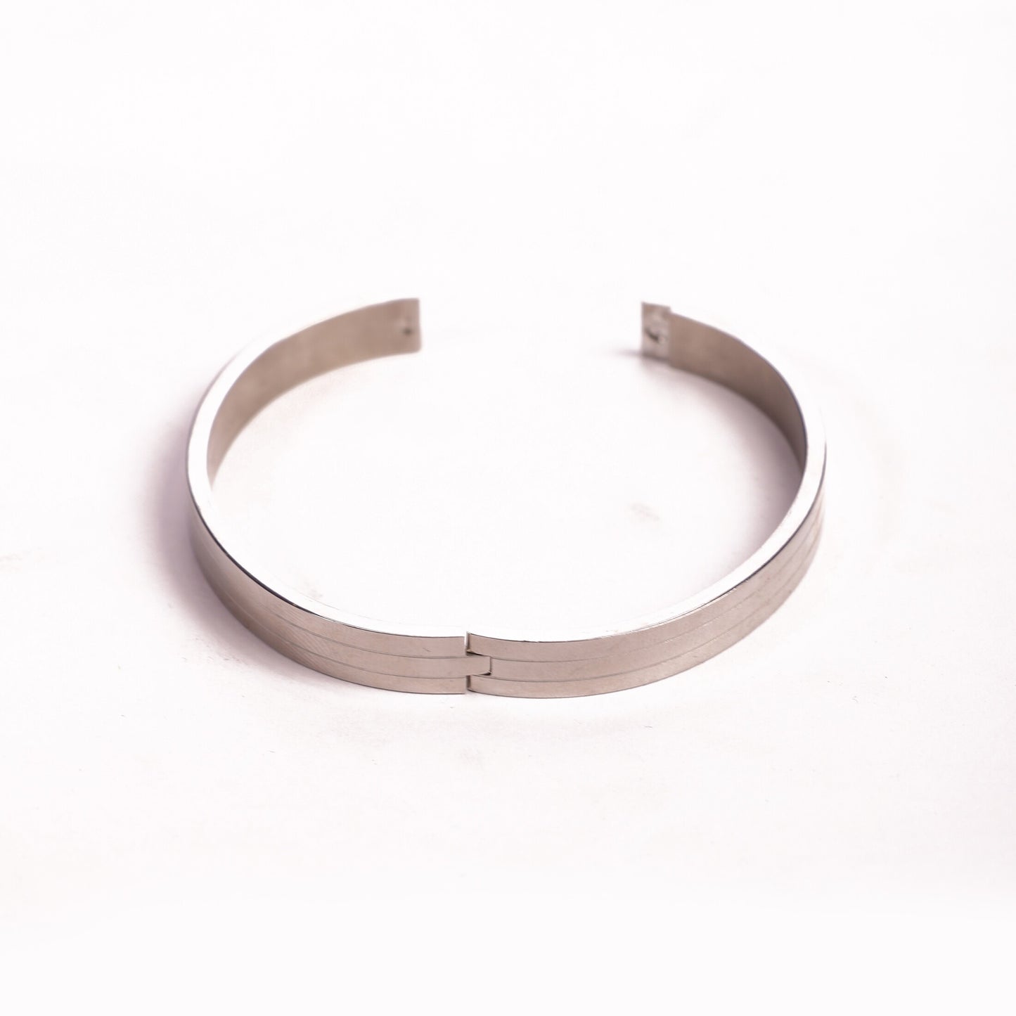 Linear Silver Bracelet