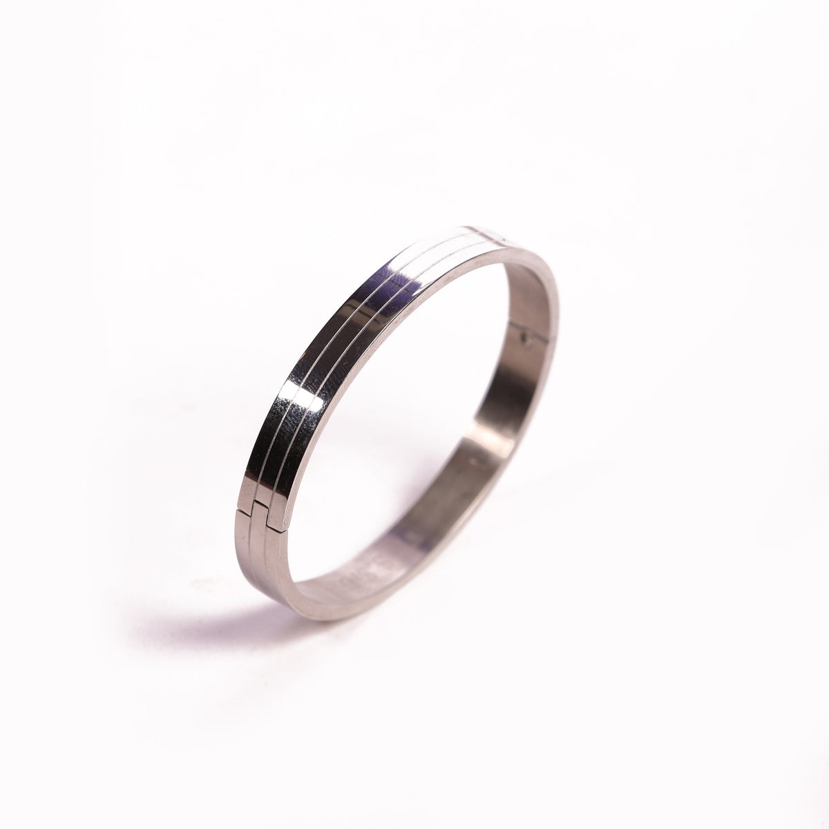 Linear Silver Bracelet