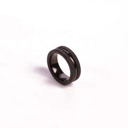 Black Linear Ring