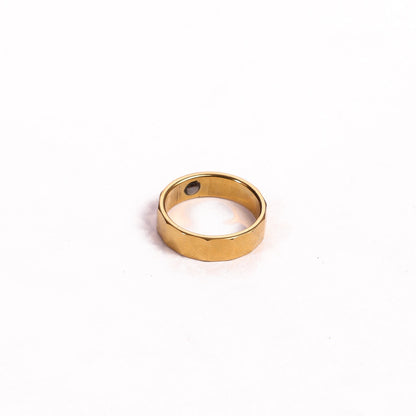 Gold Facet Ring