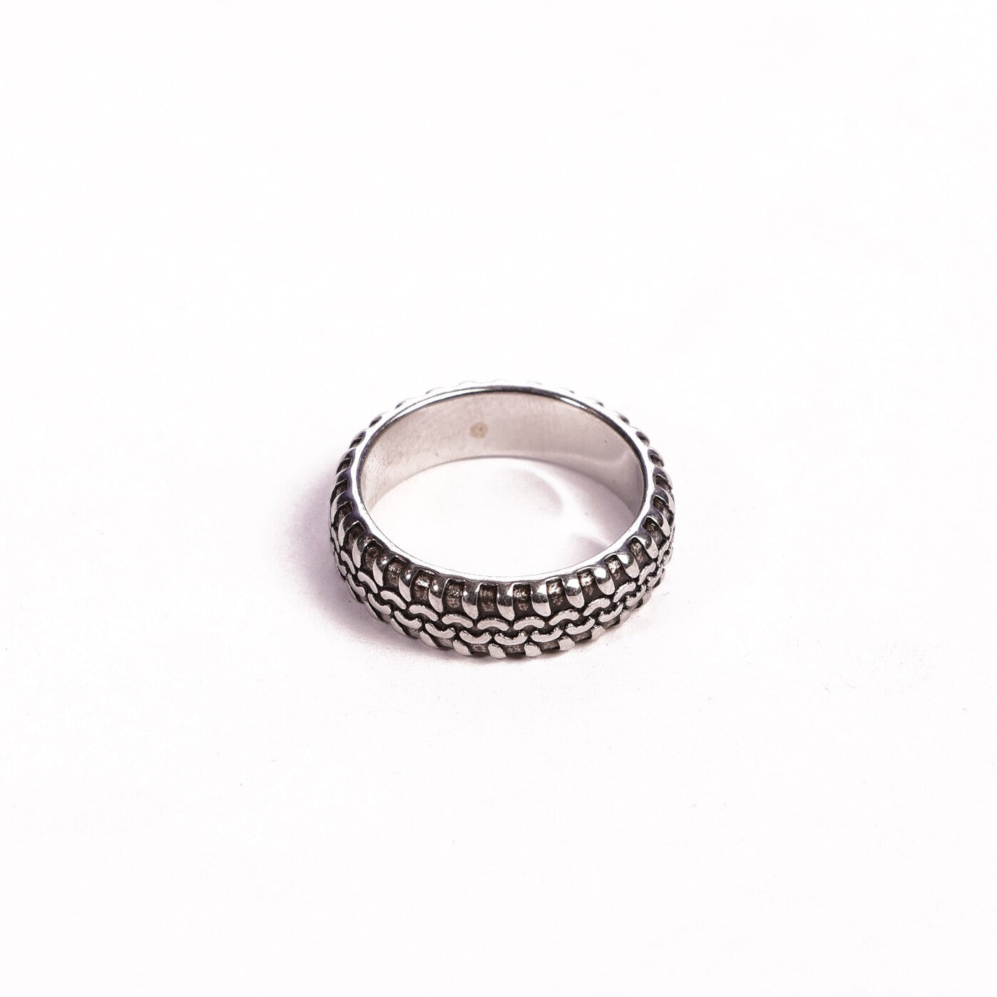 Silver Eternity Band Ring
