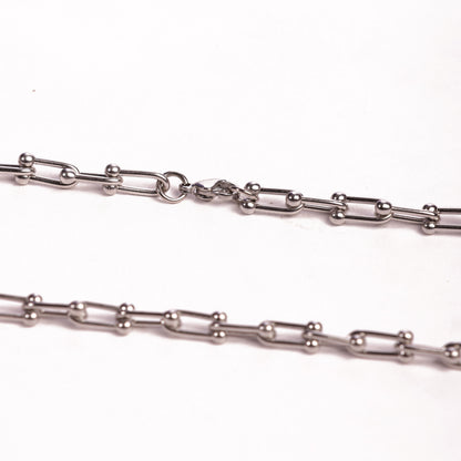 Thick Silver Link Neck Chain