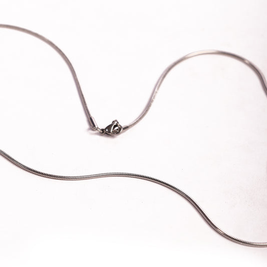 Micro 1mm Silver Neck Chain