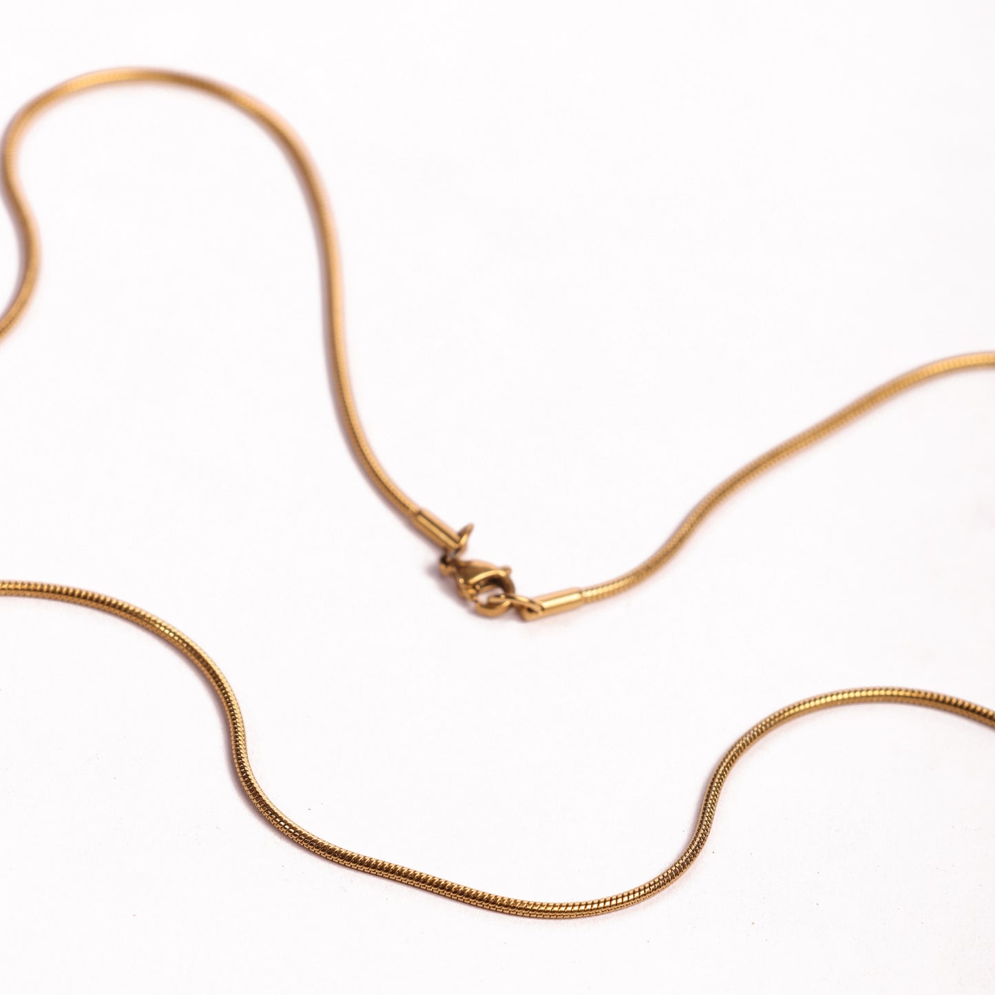 Micro 2mm Gold Neck Chain