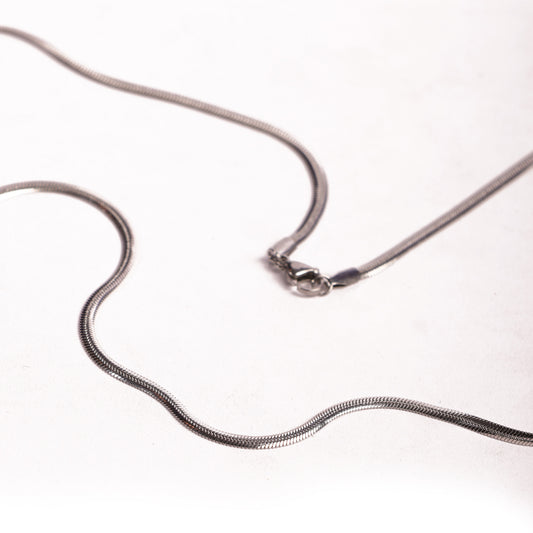 Silver Snake Neck Chain