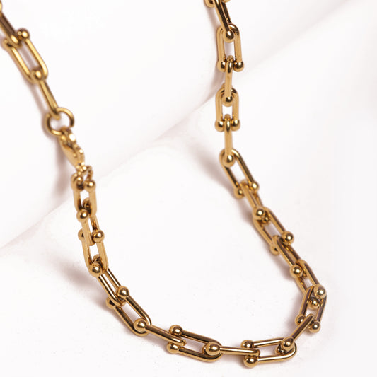 Thick Gold Link Neck Chain