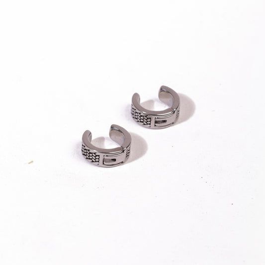 Link Hoop Earrings - Non-Pierced