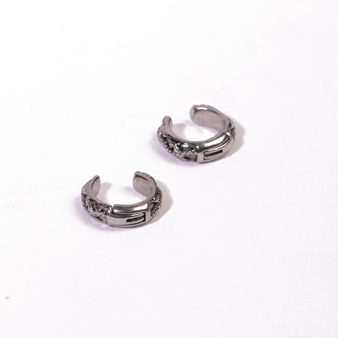 Vintage Hoop Earrings - Non-Pierced