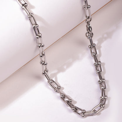 Thick Silver Link Neck Chain