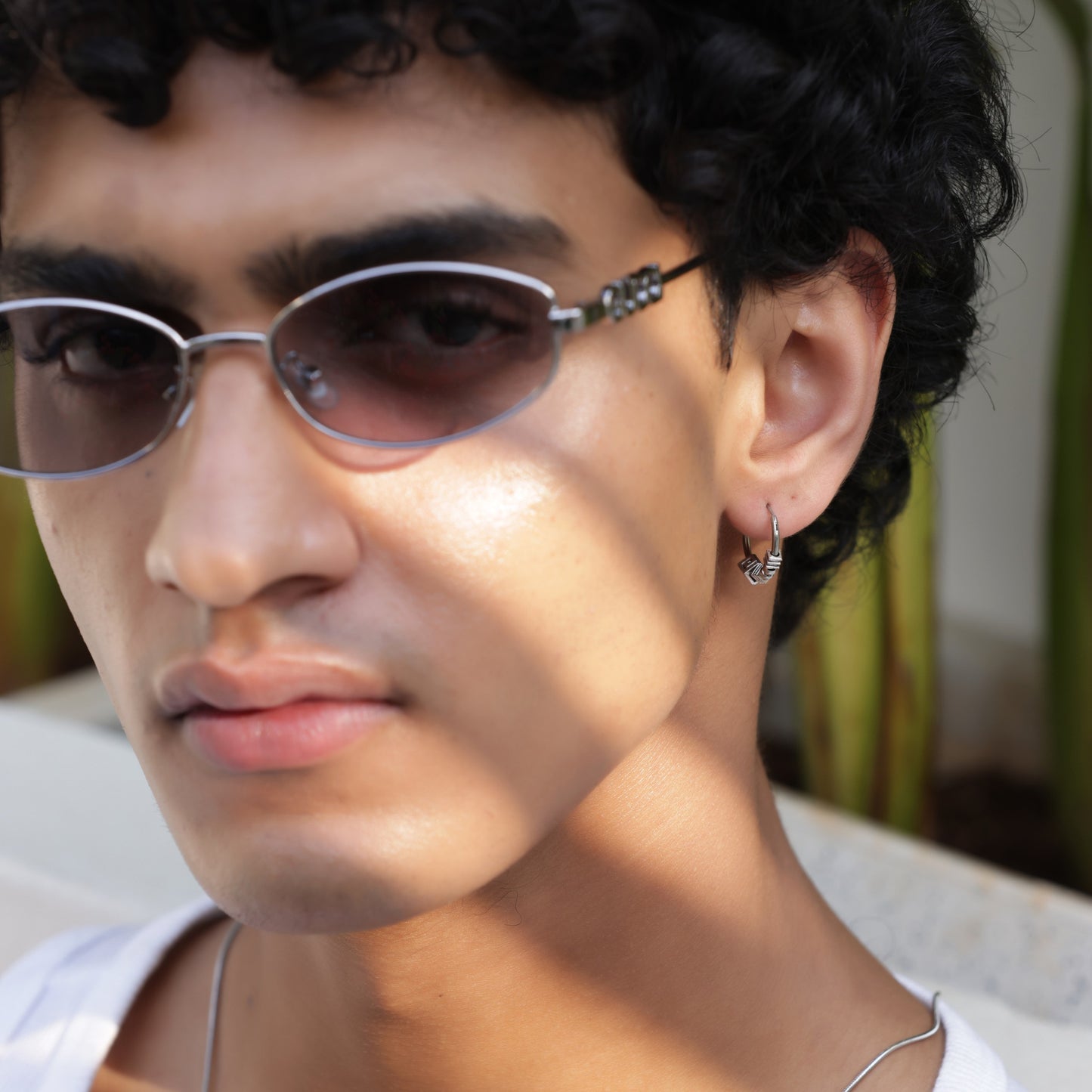 Sprial Hoop Earrings - Pierced