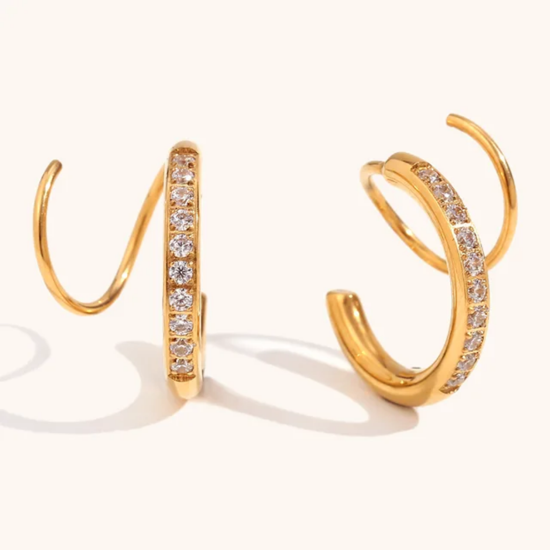 One Piercing, Two Looks — Hoop Earrings