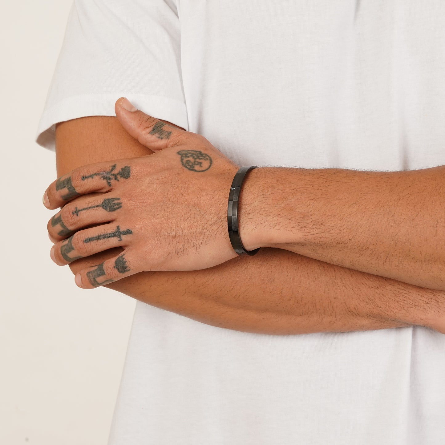 Squid Black Men's Kada Bracelet