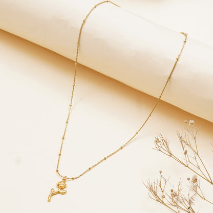 Rose Neck Chain Pendant