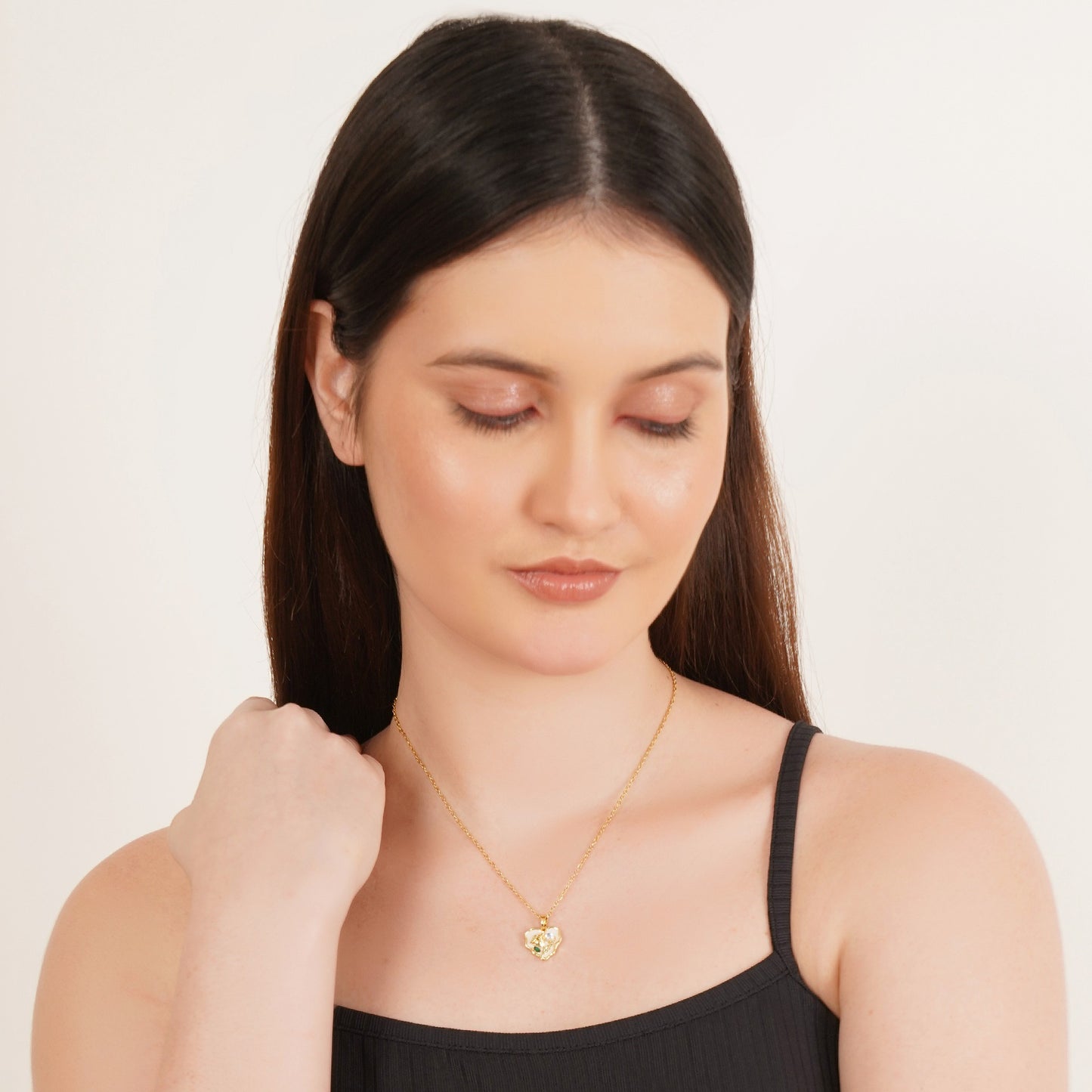 Heart Love Pearl Neck Chain Pendant