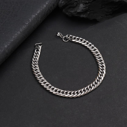 Cuban Bracelet 5 mm Men's Chain Bracelet