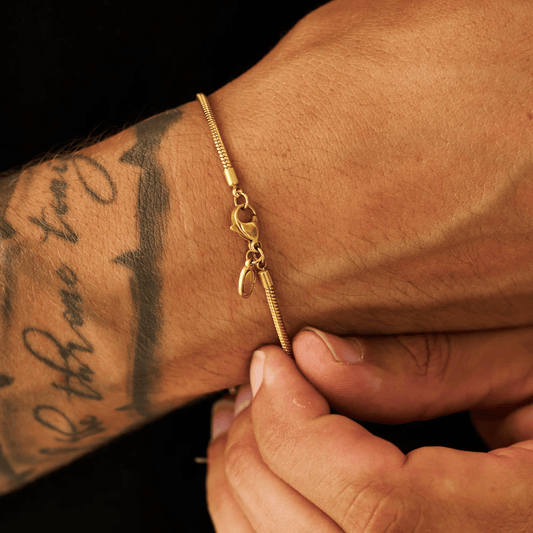 2mm Sleek Gold-Plated Chain Bracelet