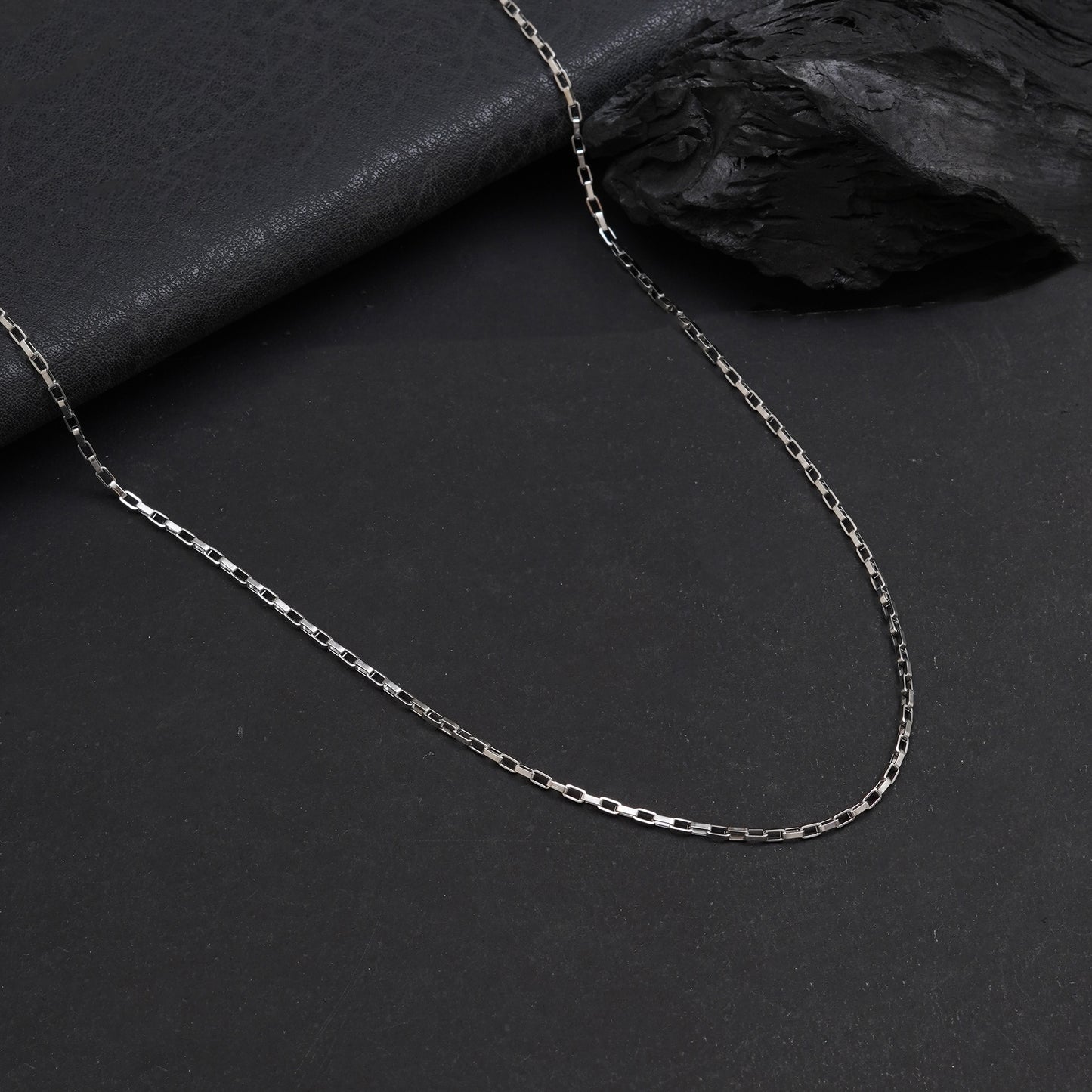 Silver Cube Neck Chain