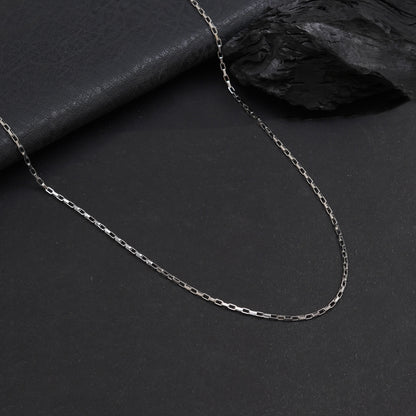 Silver Cube Neck Chain