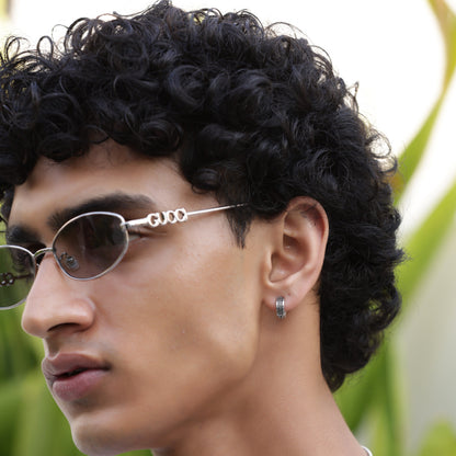 Link Hoop Earrings - Non-Pierced