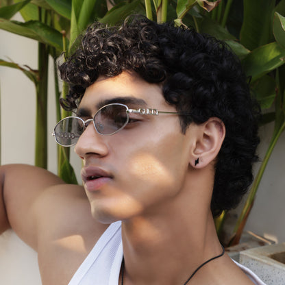 Black Thunder Stud Earrings - Pierced