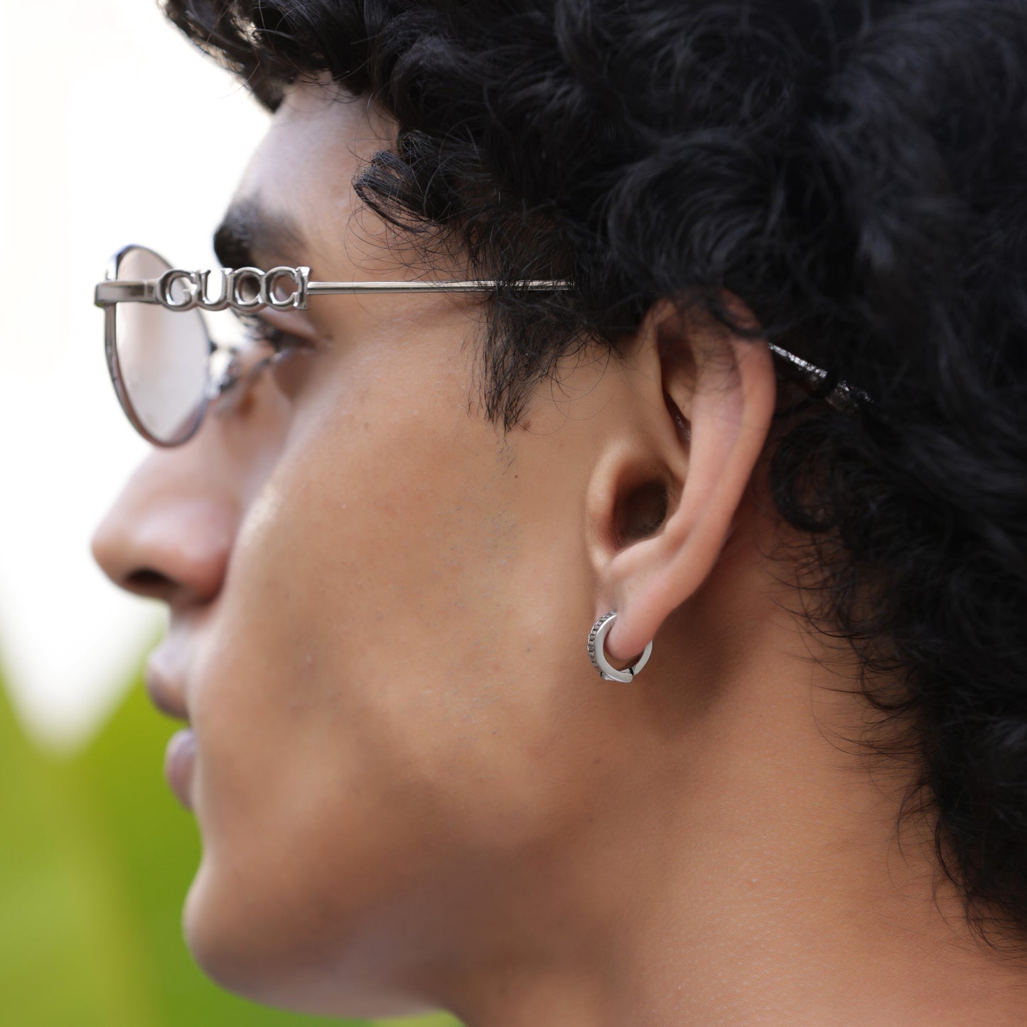 Link Hoop Earrings - Non-Pierced