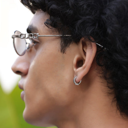 Link Hoop Earrings - Non-Pierced