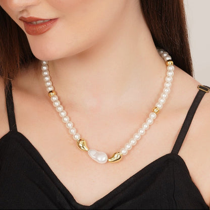 White Pearl Neck Chain Pendant