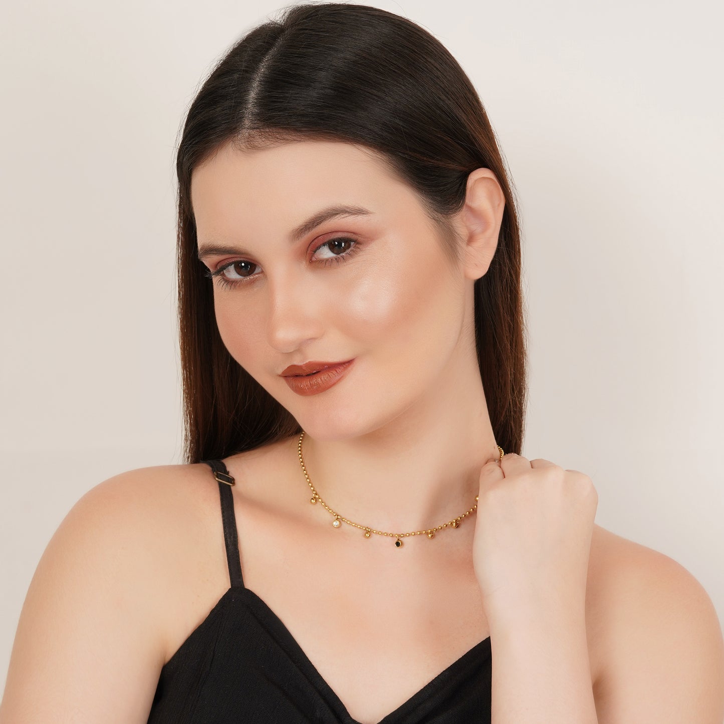 Beaded Charm Neck Chain Pendant