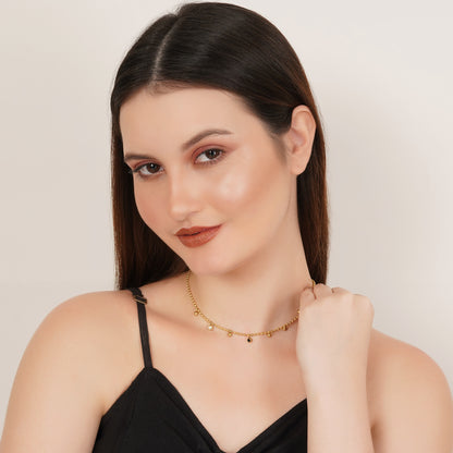 Beaded Charm Neck Chain Pendant