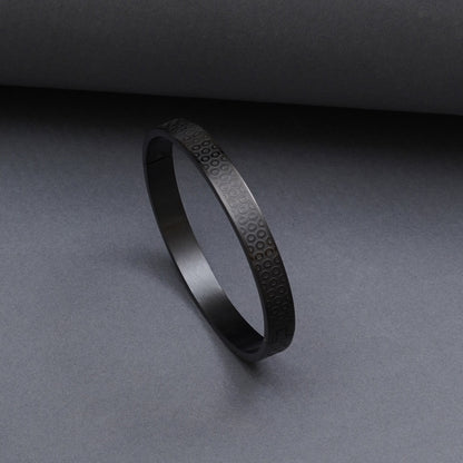 Halo Black Men's Kada Bracelet