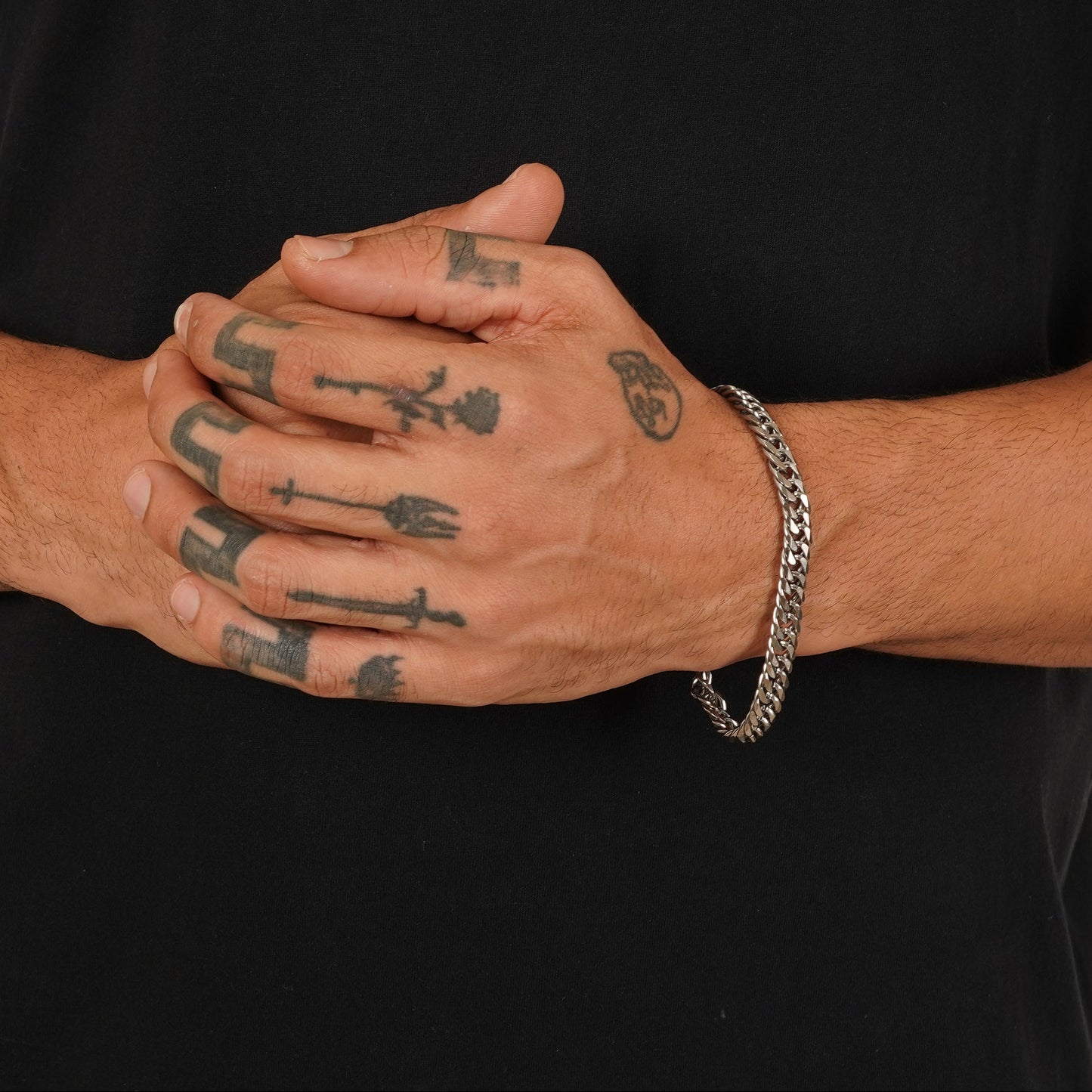 Cuban Bracelet 5 mm Men's Chain Bracelet