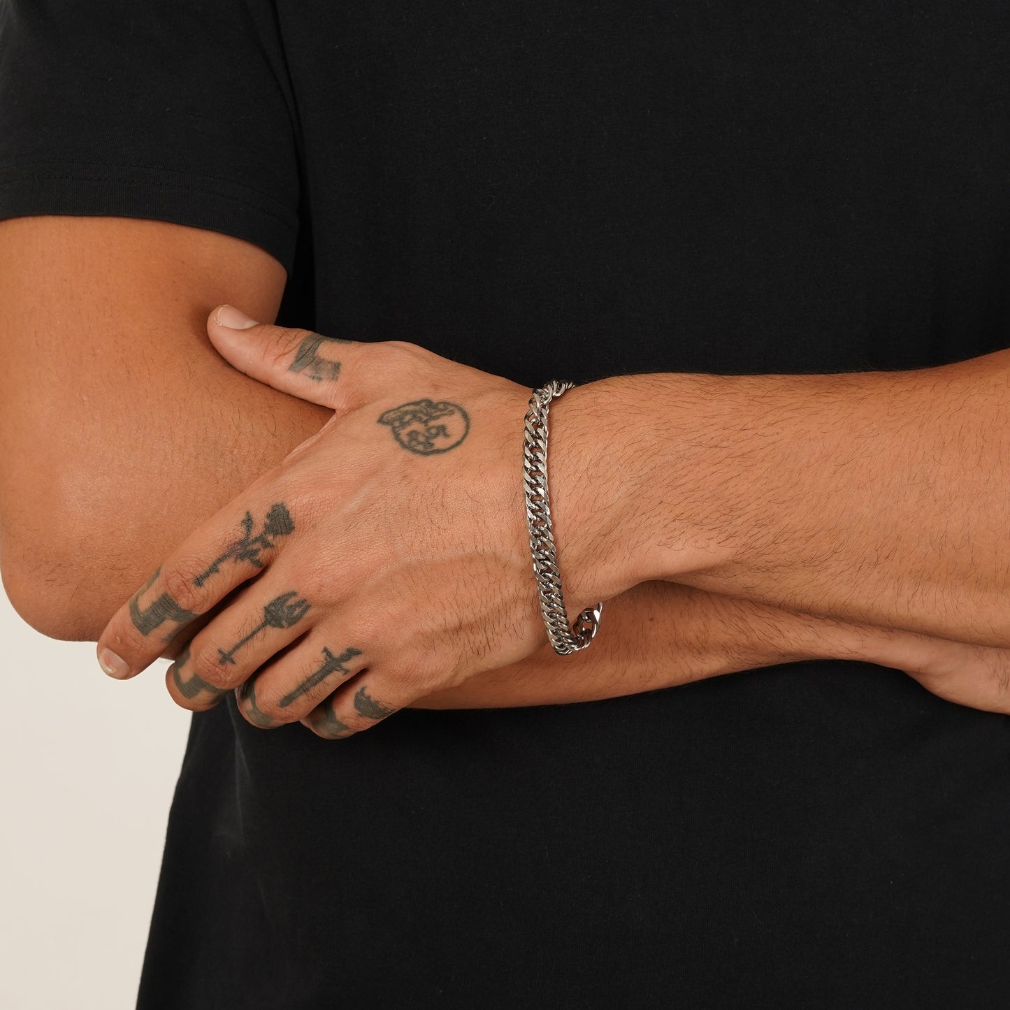 Cuban Bracelet 5 mm Men's Chain Bracelet