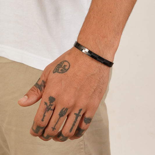 Squid Black Men's Kada Bracelet