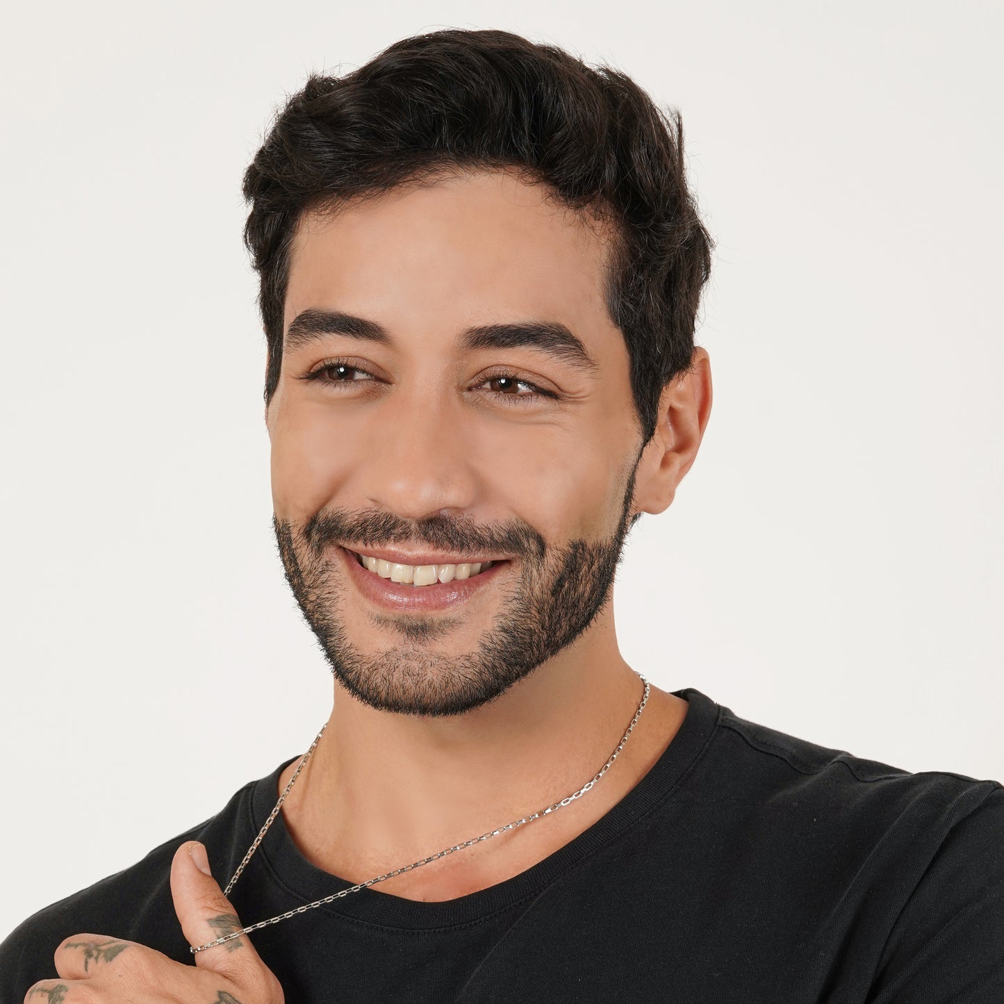 Silver Cube Neck Chain