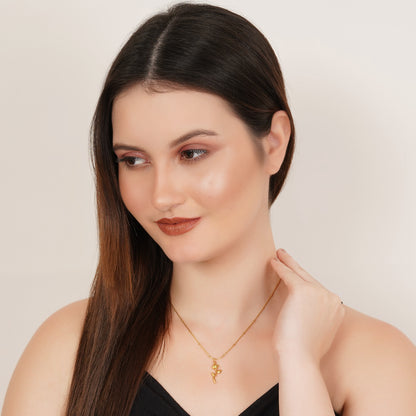 Rose Neck Chain Pendant