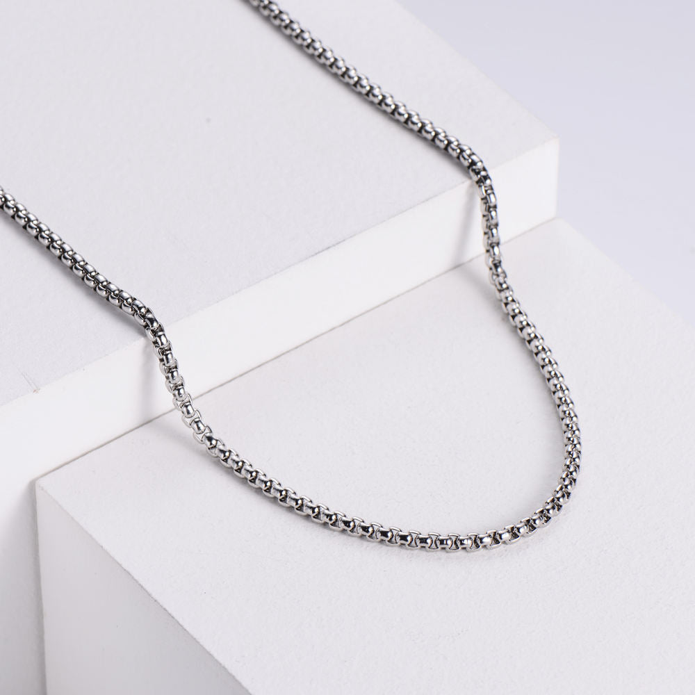 3mm Silver Box Chain