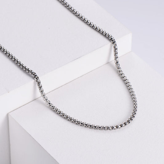 3mm Silver Box Chain