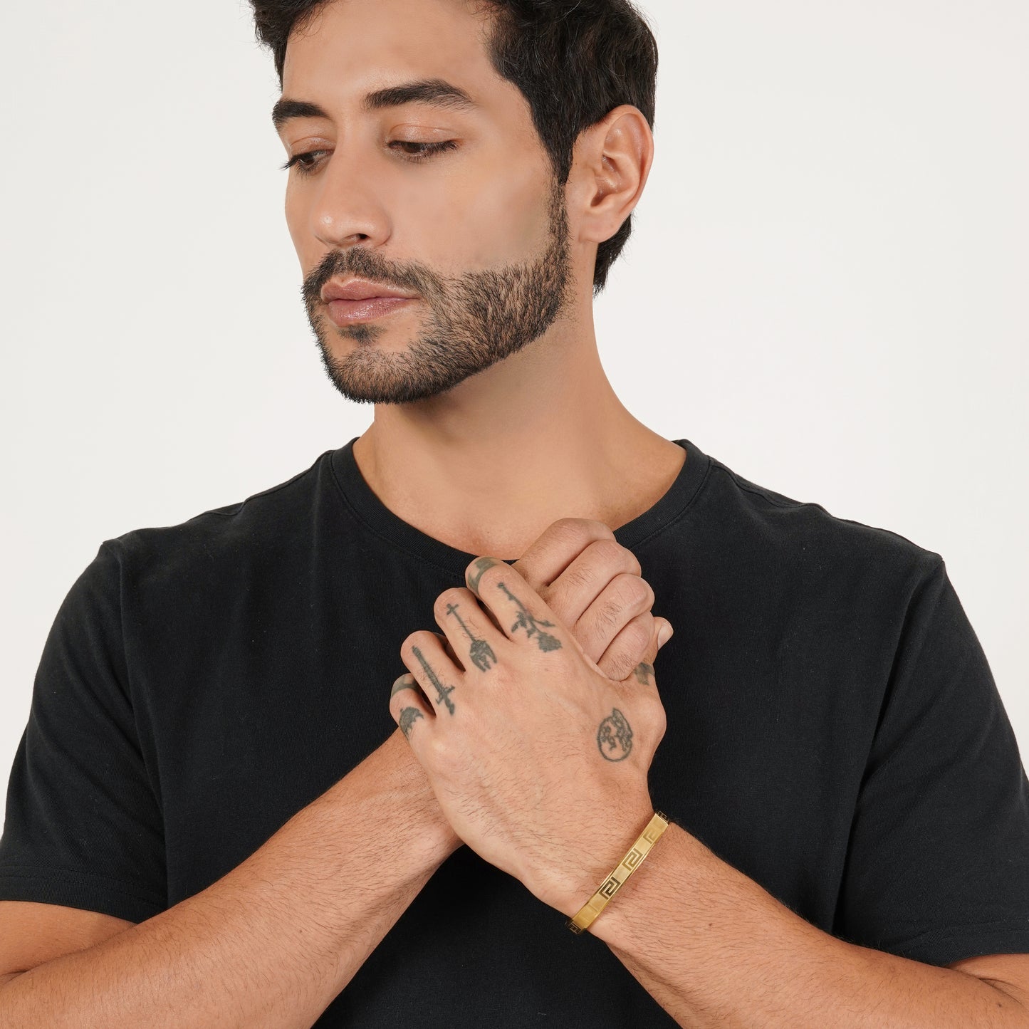 Vera Wave Gold-Plated Kada Bracelet