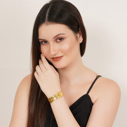 Vintage Gold Plated Cuff Bracelet