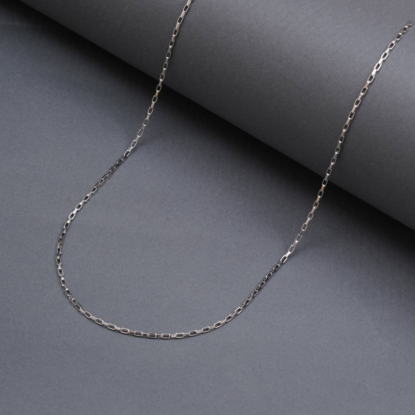 Silver Cube Neck Chain
