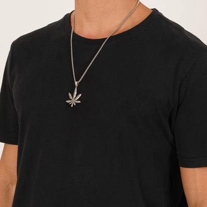 Maple Leaf Pendant With Chain