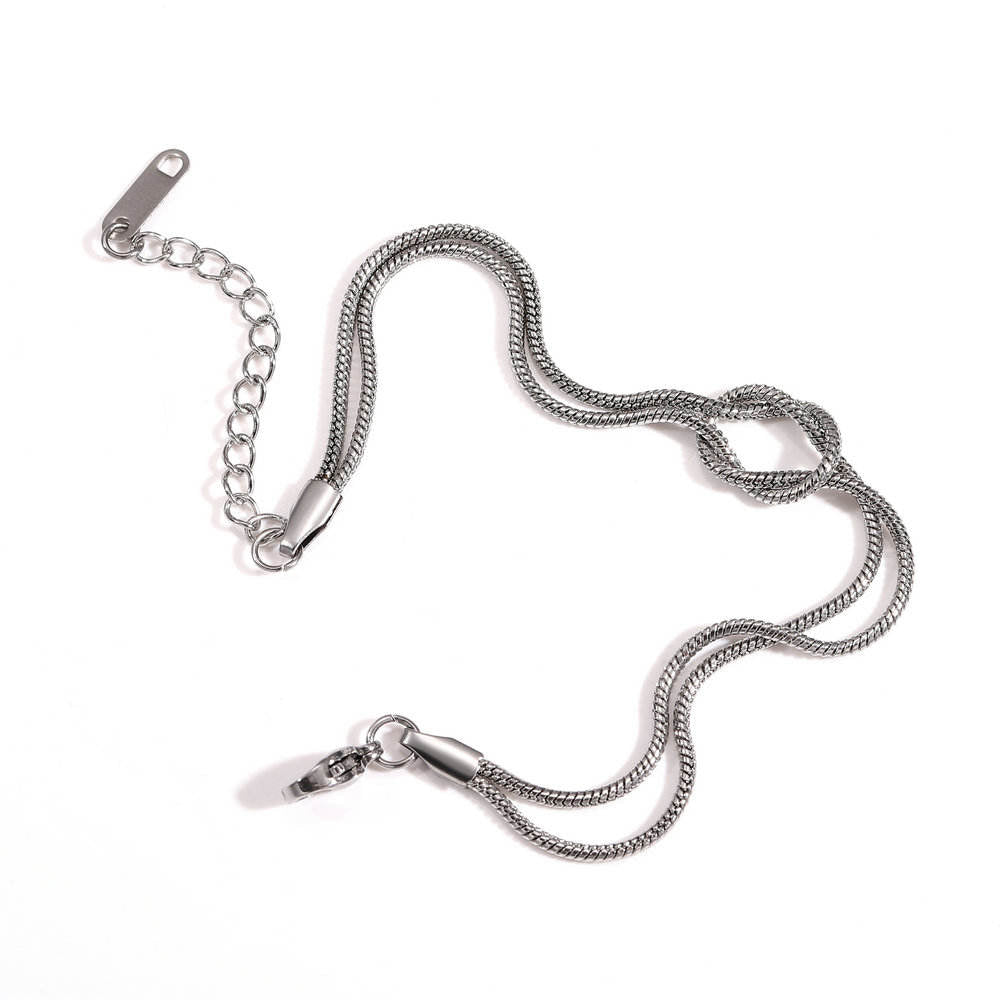 Double Rope Knot Chain Bracelet