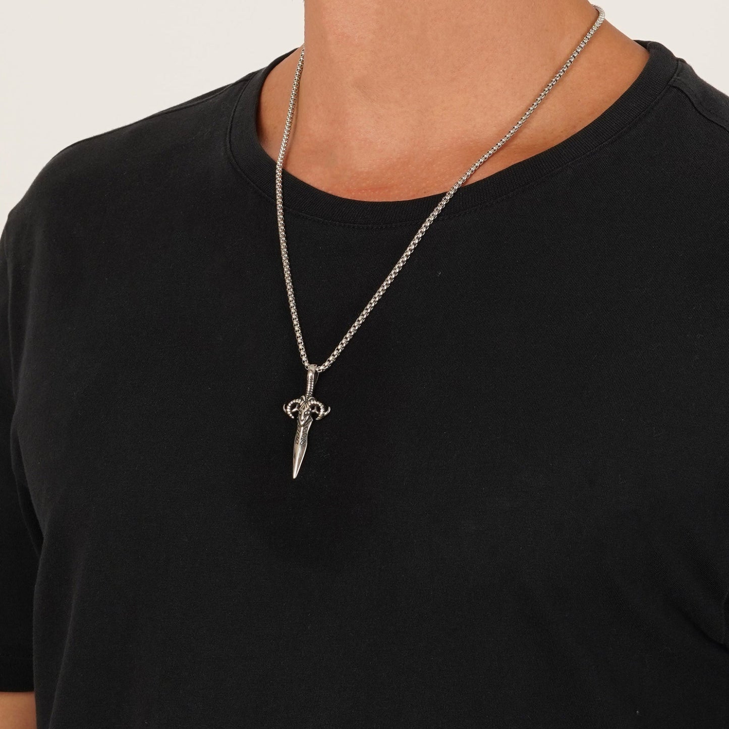 Sword Pendant With Chain
