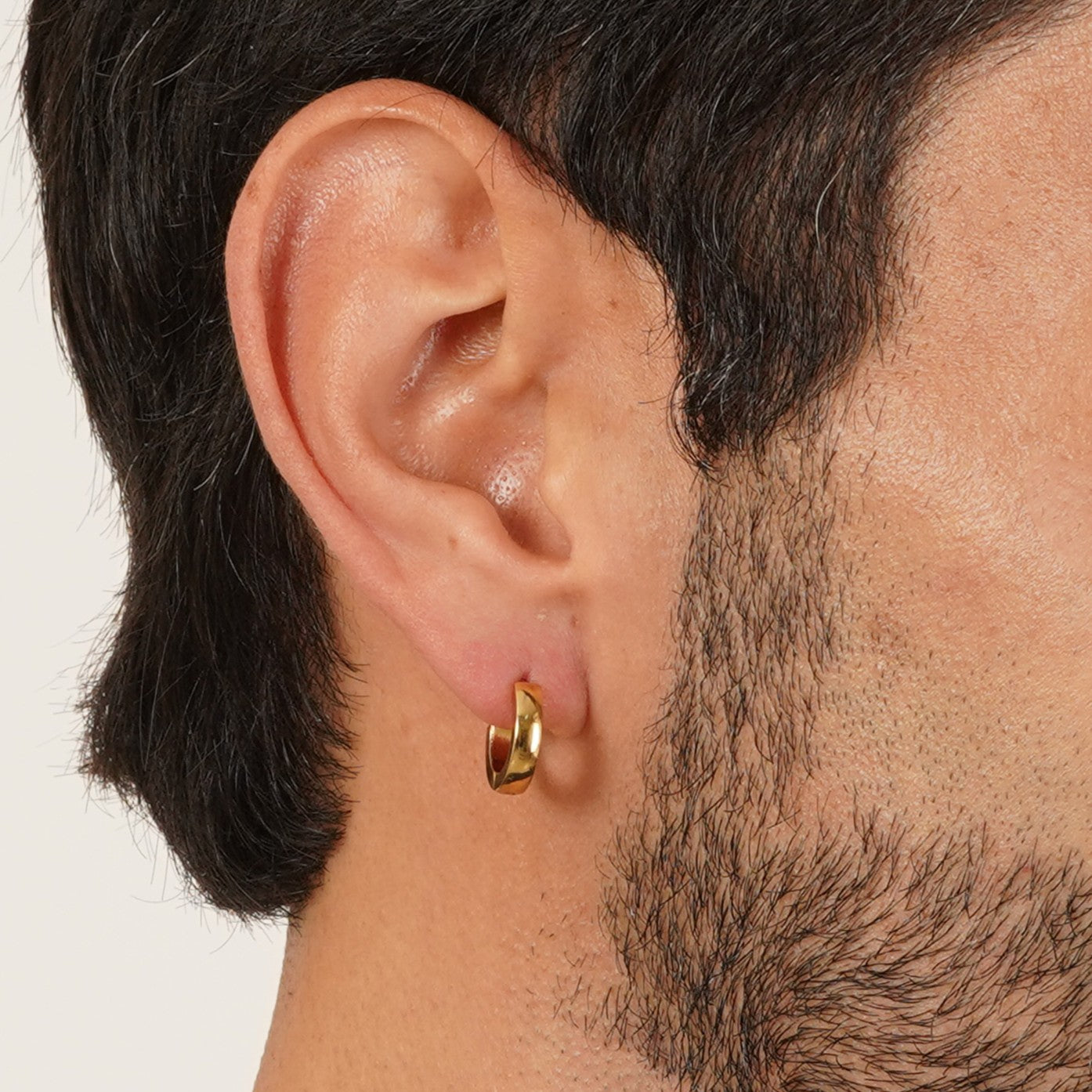 Pierced Hoop Earrings