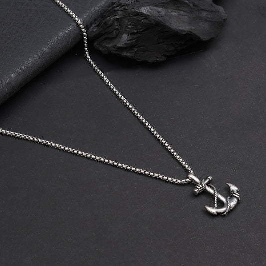 Pirates Anchor Pendant With Chain