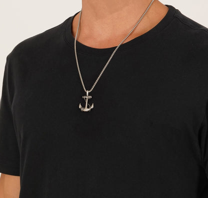 Pirates Anchor Pendant With Chain