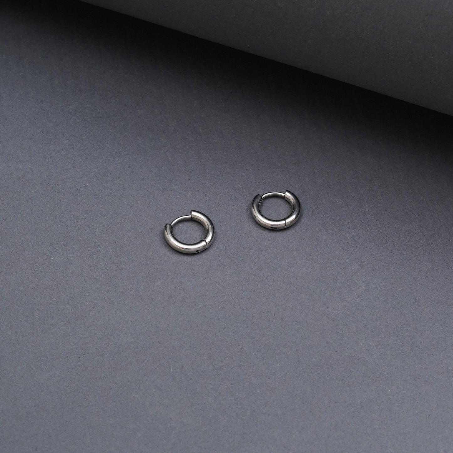 Circular Pierced Hoop Earrings