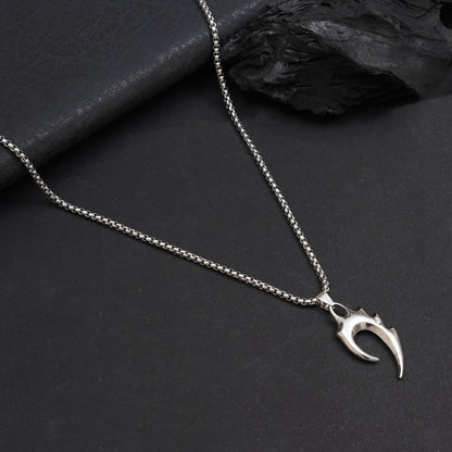 Wolf Tooth Pendant With Chain