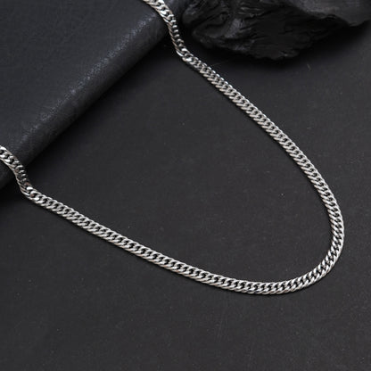 Silver Cuban Neck Chain